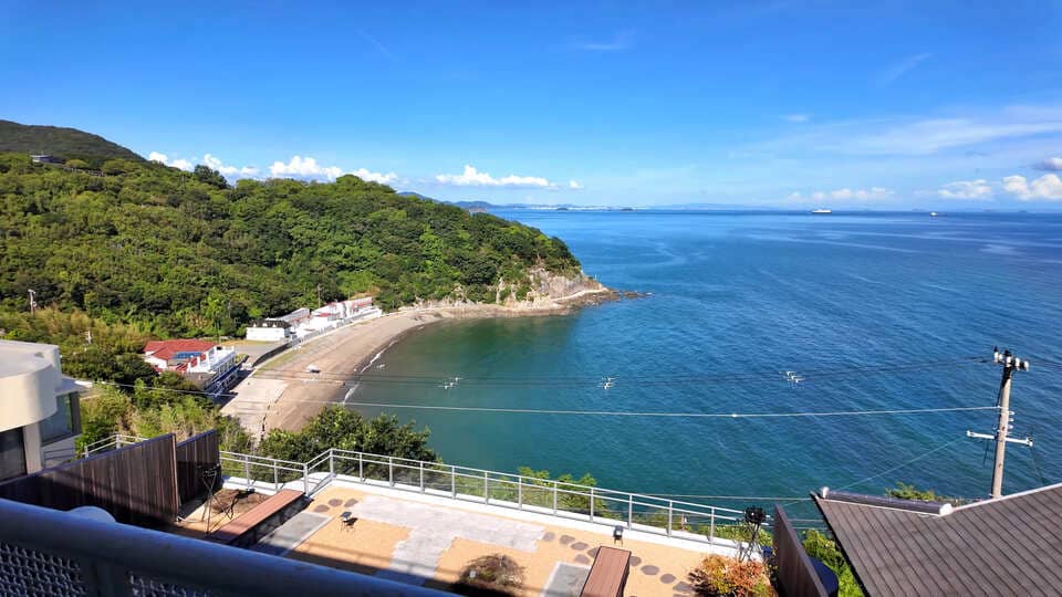 客室からの景色