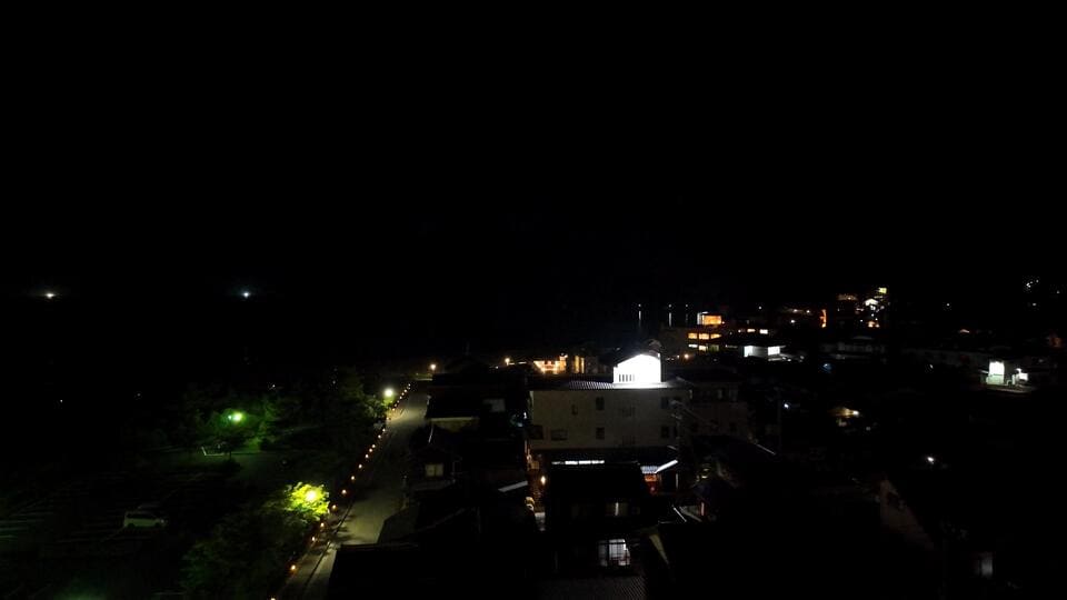 夕日沈んだ後