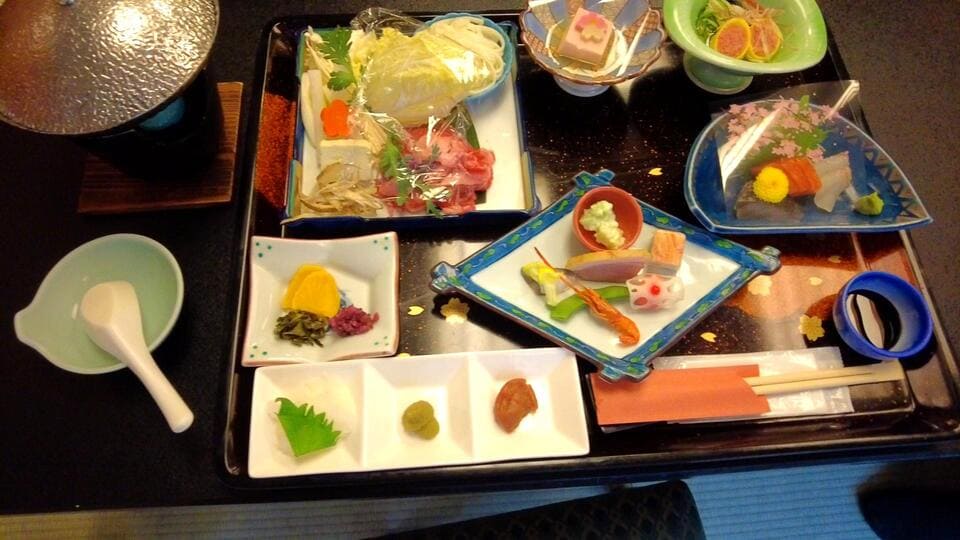 夕食全体