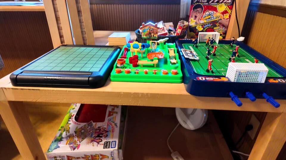 無料の貸出ゲームコーナー