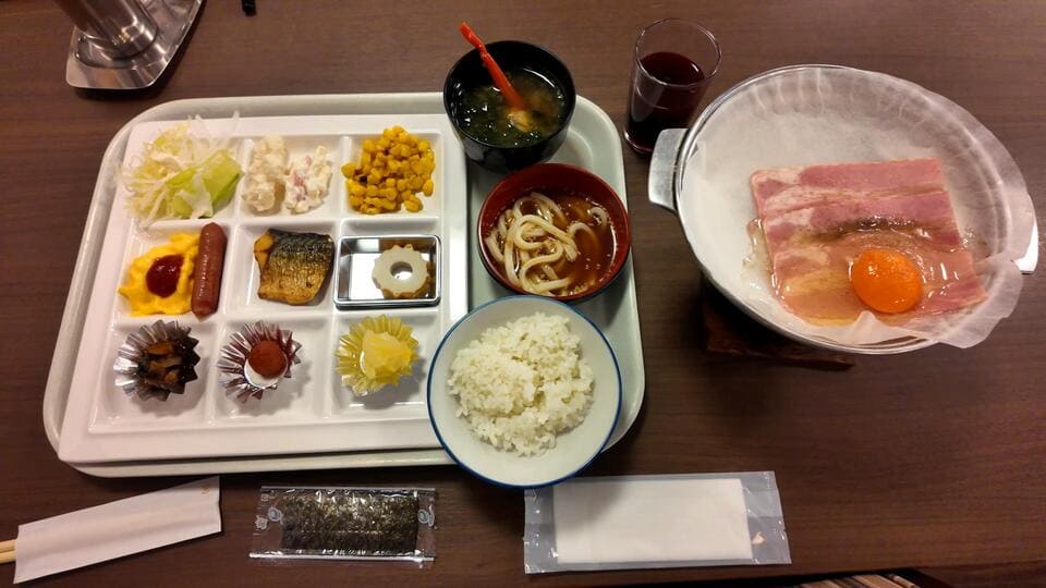 朝食ビュッフェ