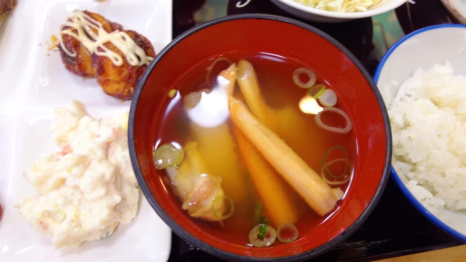 カニのお味噌汁